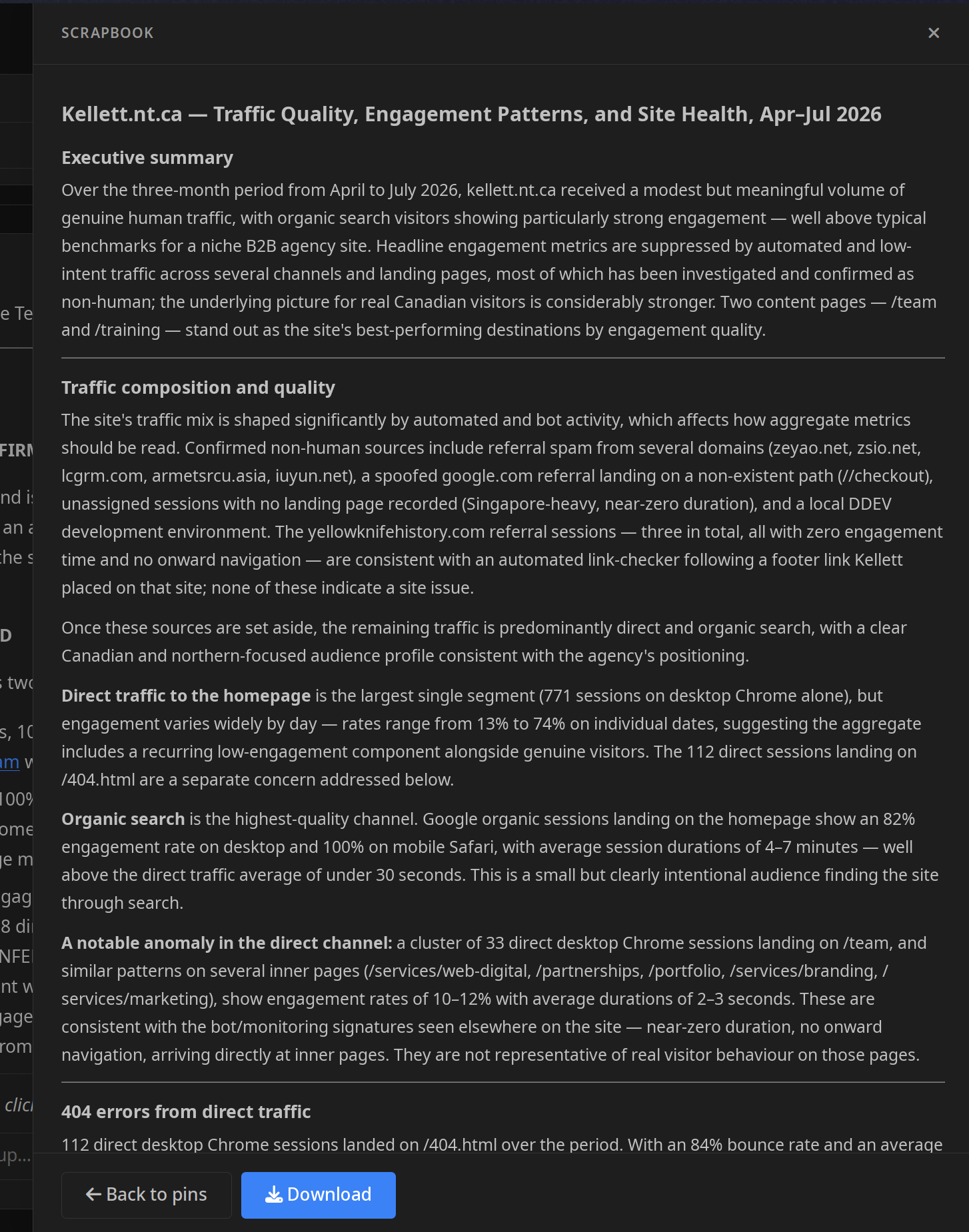 GA4 Intelligence Compiled Report